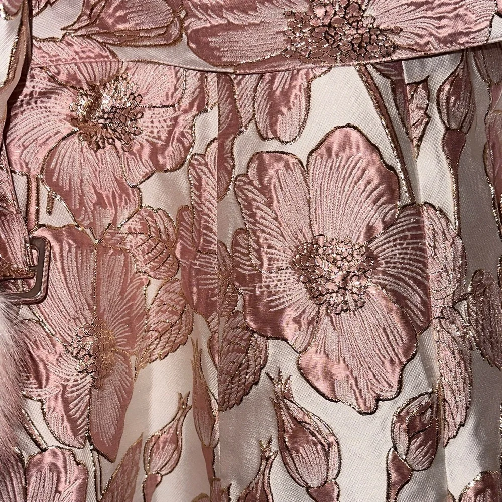 Sugar Thrillz FLORAL FANCIES JACQUARD COAT - Picture 4 of 5